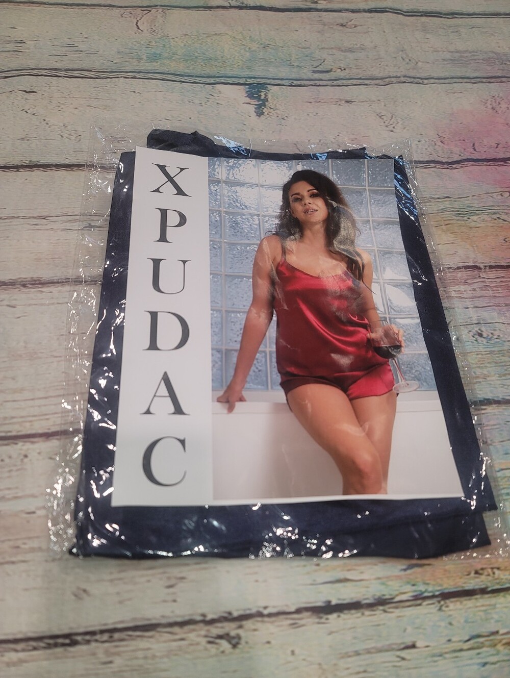 Blue Silk Pj Short Set